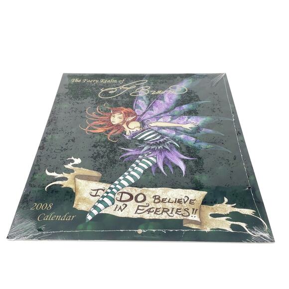 Amy Brown "Faeries" 2008 Fantasy Fairy Art Print Calendar SEALED New Mythical - Picture 2 of 4